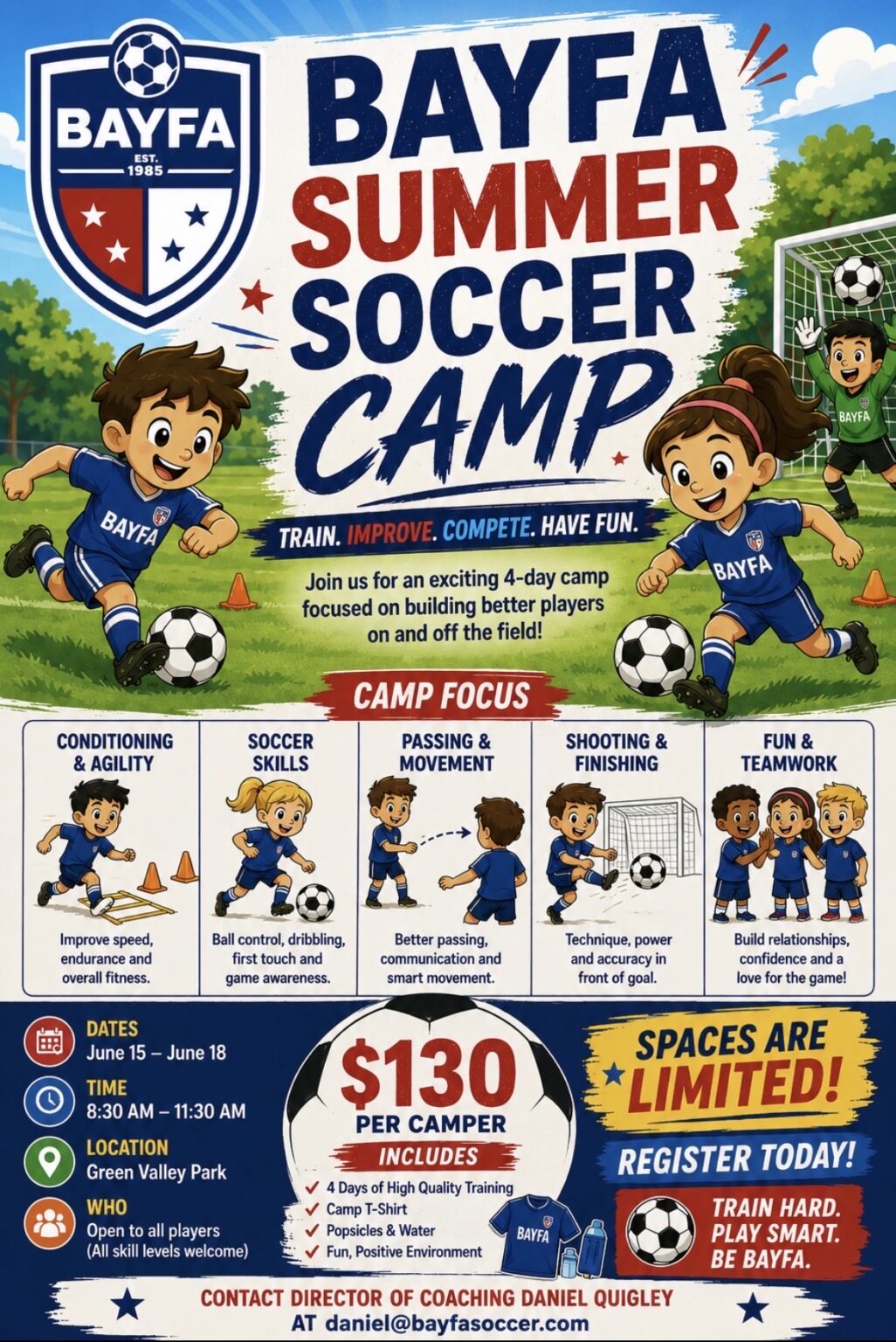 BAYFA Summer Soccer Camp 2026