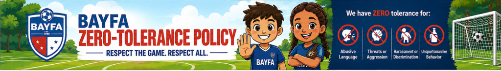 BAYFA Zero-Tolerance Policy
